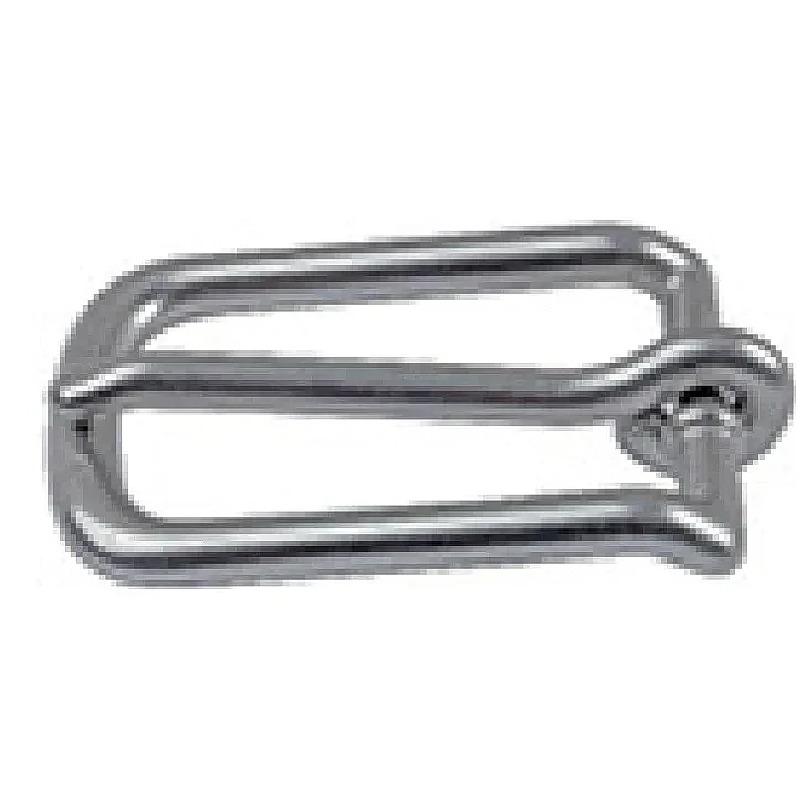 實心黃銅帶不銹鋼舌片圓形軌道帶扣