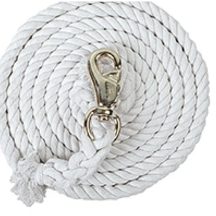 5/8" x 10英尺牽繩，附鍛造鐵牛鼻扣