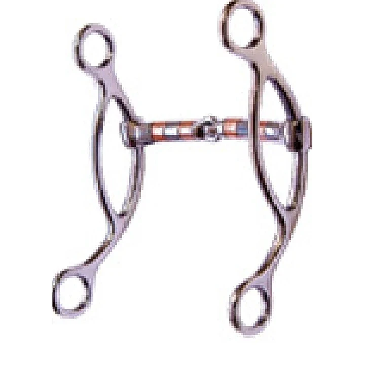 不鏽鋼美式 Gag 銜鐵，銅及不鏽鋼滾輪咬口