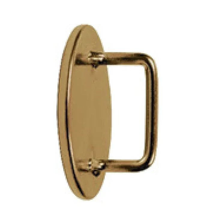 黃銅馬頭飾圈，附拉環