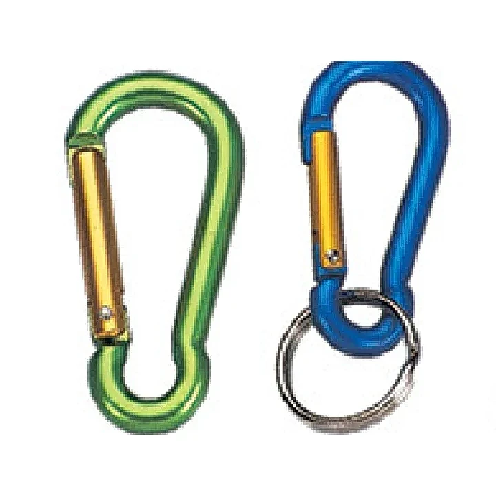 帶鑰匙圈的鋁製彈簧鉤