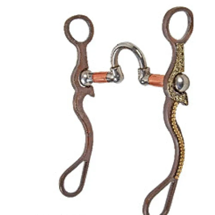 銅製咬口彎曲馬銜