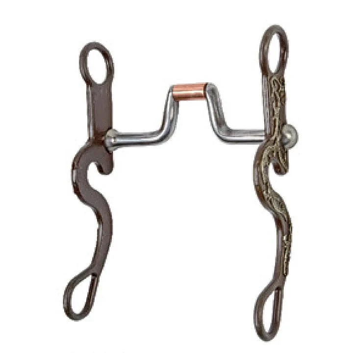 銅口銜馬頰片嚼子