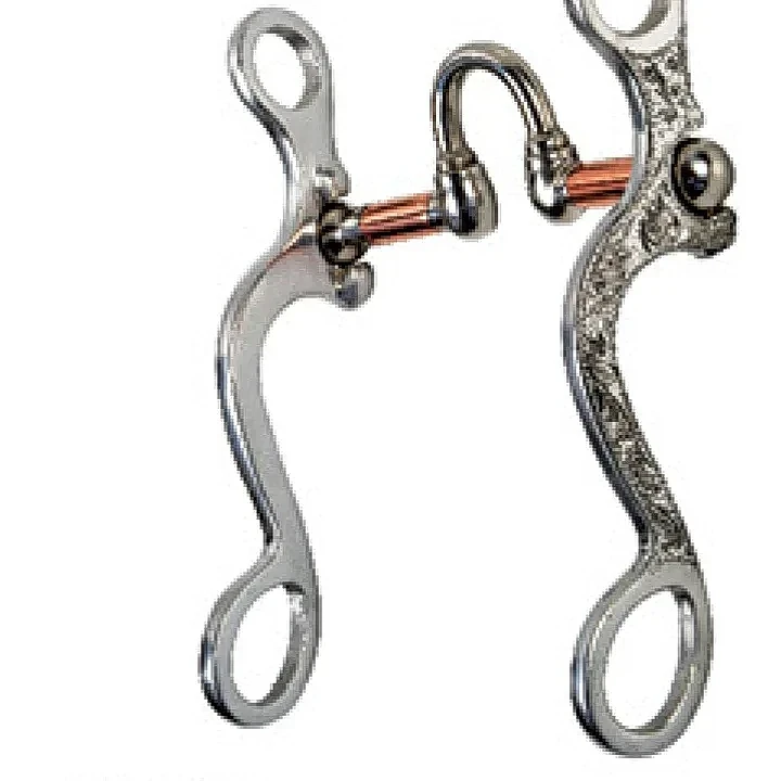 雕刻頰片銅口銜嚼子