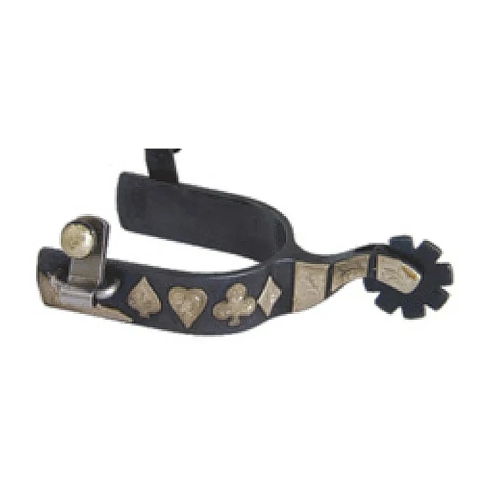 女士黑色鋼製腳刺