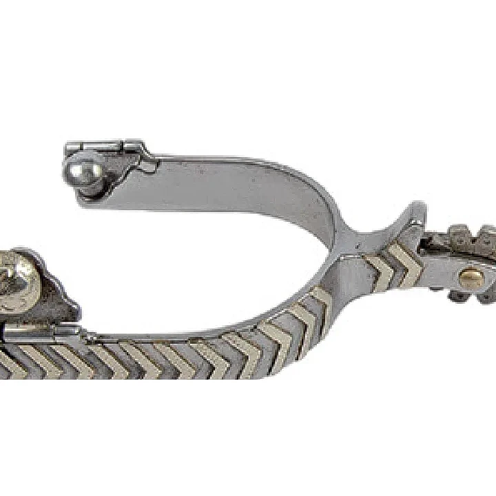 女仕帶護板拋光鋼製馬刺