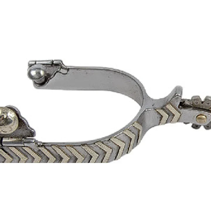 女仕帶護板拋光鋼製馬刺