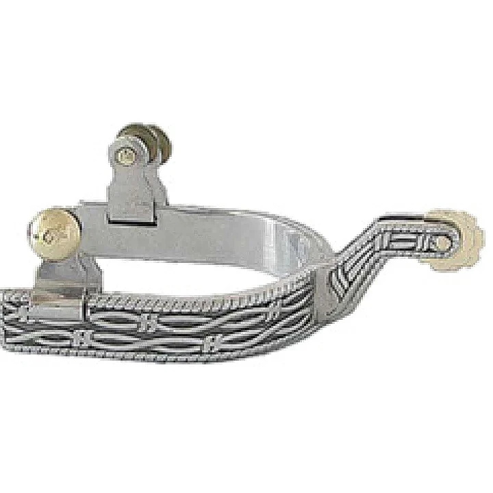 男士SS套索馬刺，3/4" 帶，帶刺絲網紋路