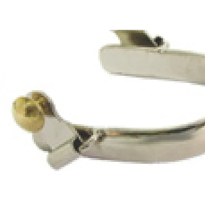 NP套索馬刺，1/2" 帶，1 3/4" 腳蹬桿，7/8" 黃銅輪刺及黃銅鈕扣