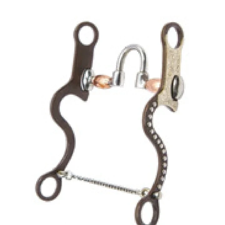 復古矯正銜口，附銅滾輪，兩側飾有 GS 雕刻飾條與 SS 圓點