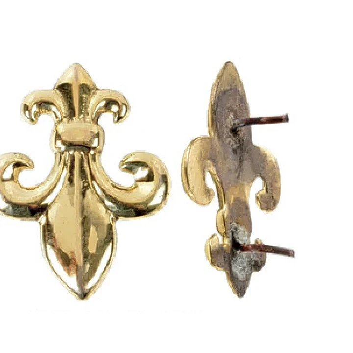 楓葉帶環裝飾品，手工拋光