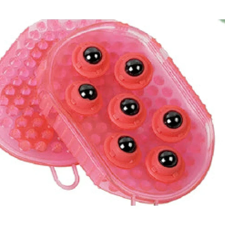 PVC果凍按摩手套附磁療珠