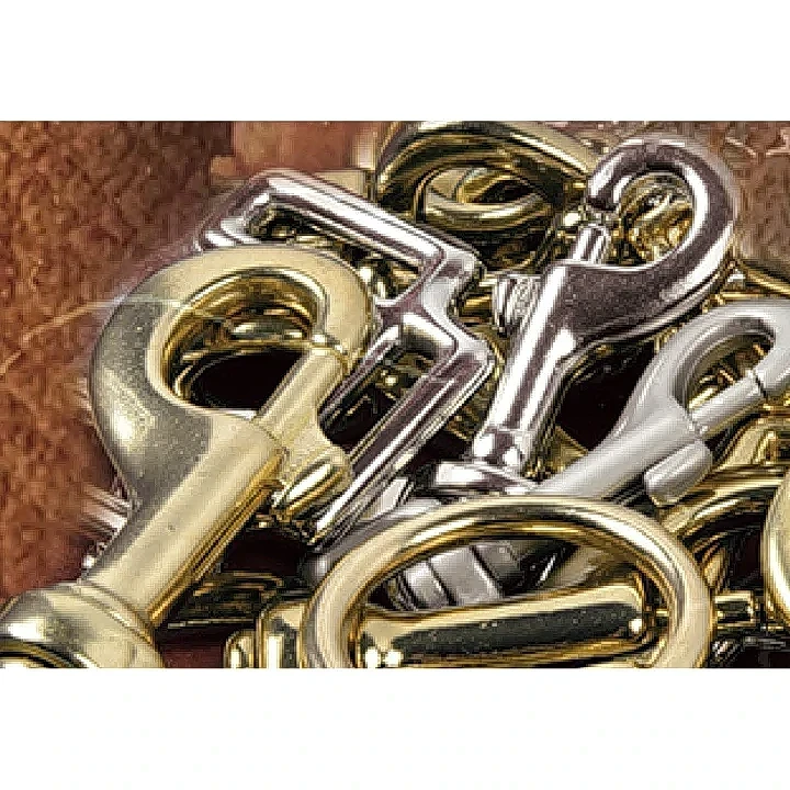 黃銅和鍍鎳旋轉鉤