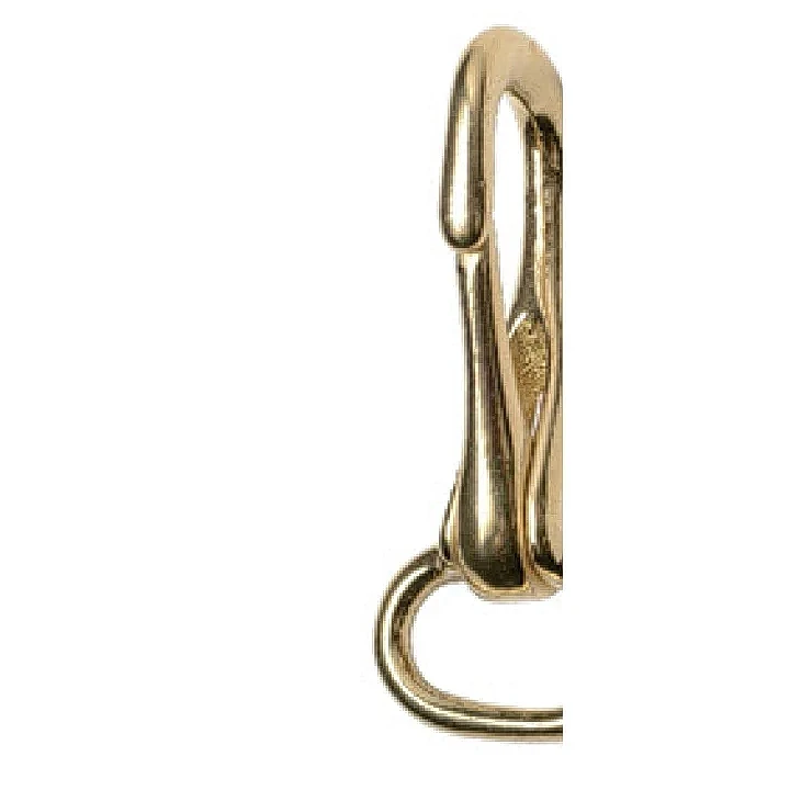黃銅固定綁帶眼座，舌簧鉤