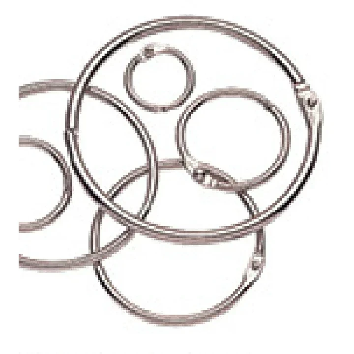 鋼製活頁夾環 (卡片環)