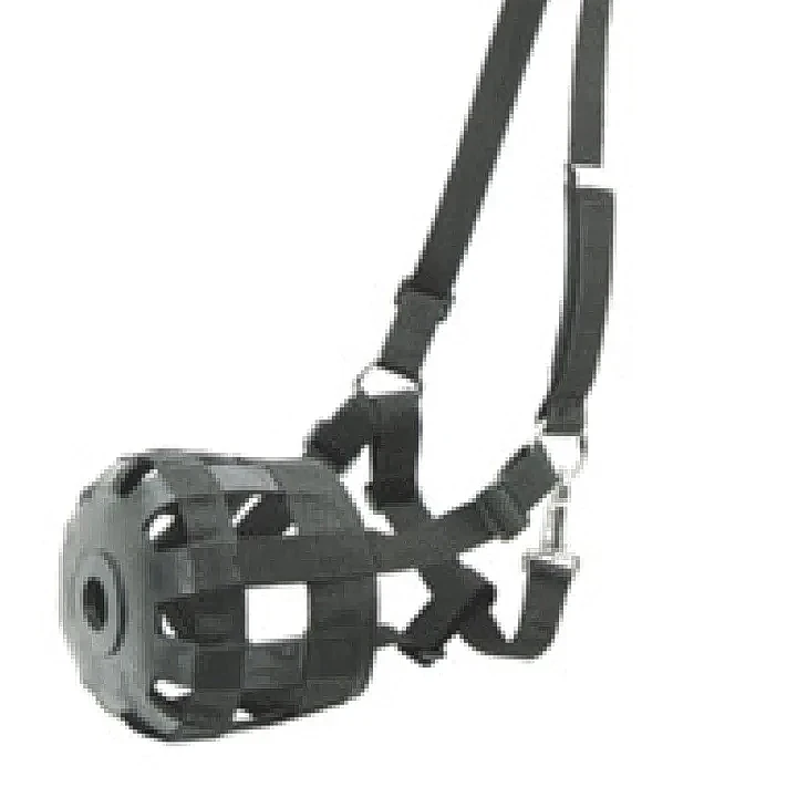 草料防食口鼻套，附籠頭