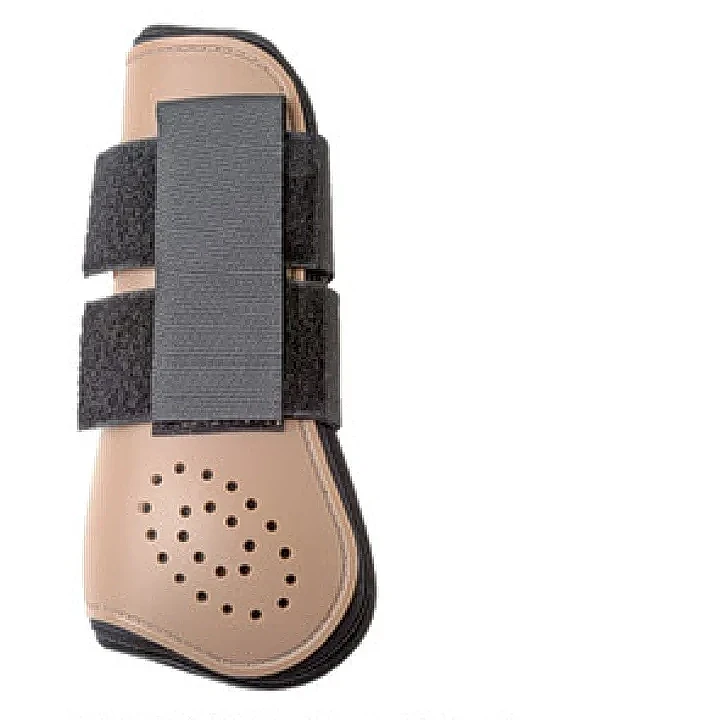 前蹄護筒 透氣PVC外殼 帶氯丁橡膠襯裡，帶鬆緊帶魔鬼氈，一雙