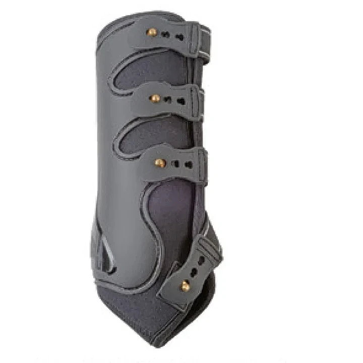 前蹄護筒 穿孔透氣氯丁橡膠外殼 帶TPU護蓋、鬆緊帶和黃銅鈕扣，一雙